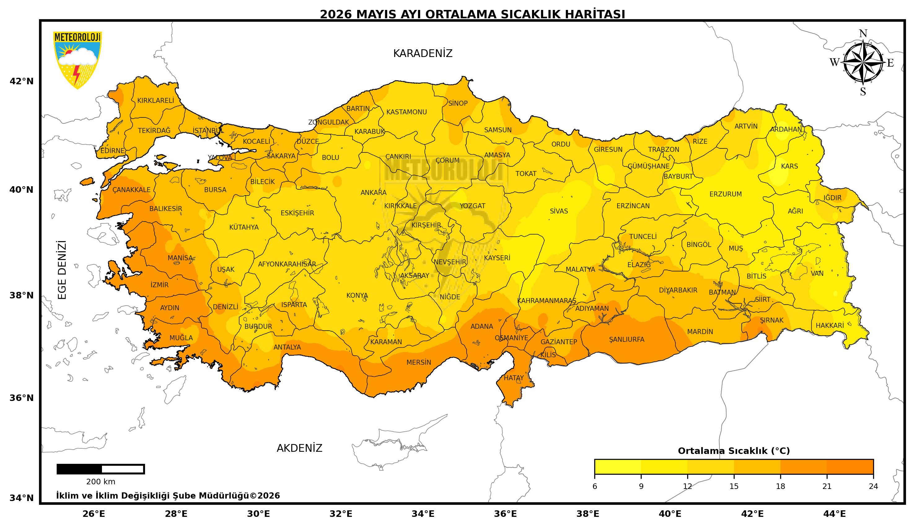 Son 56 Yılın En Soğuk 7'Nci Mayıs Ayı1