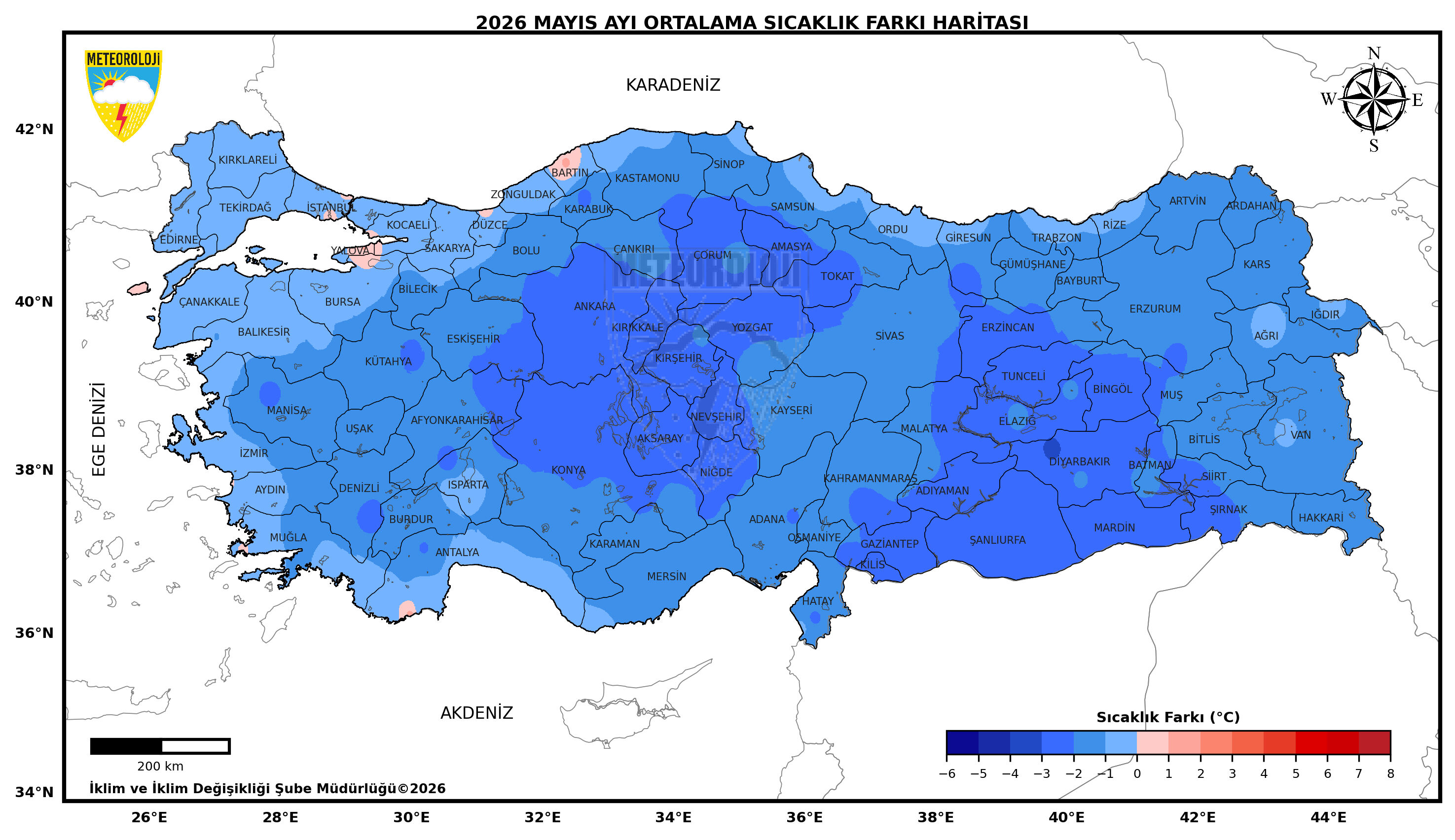 Son 56 Yılın En Soğuk 7'Nci Mayıs Ayı2