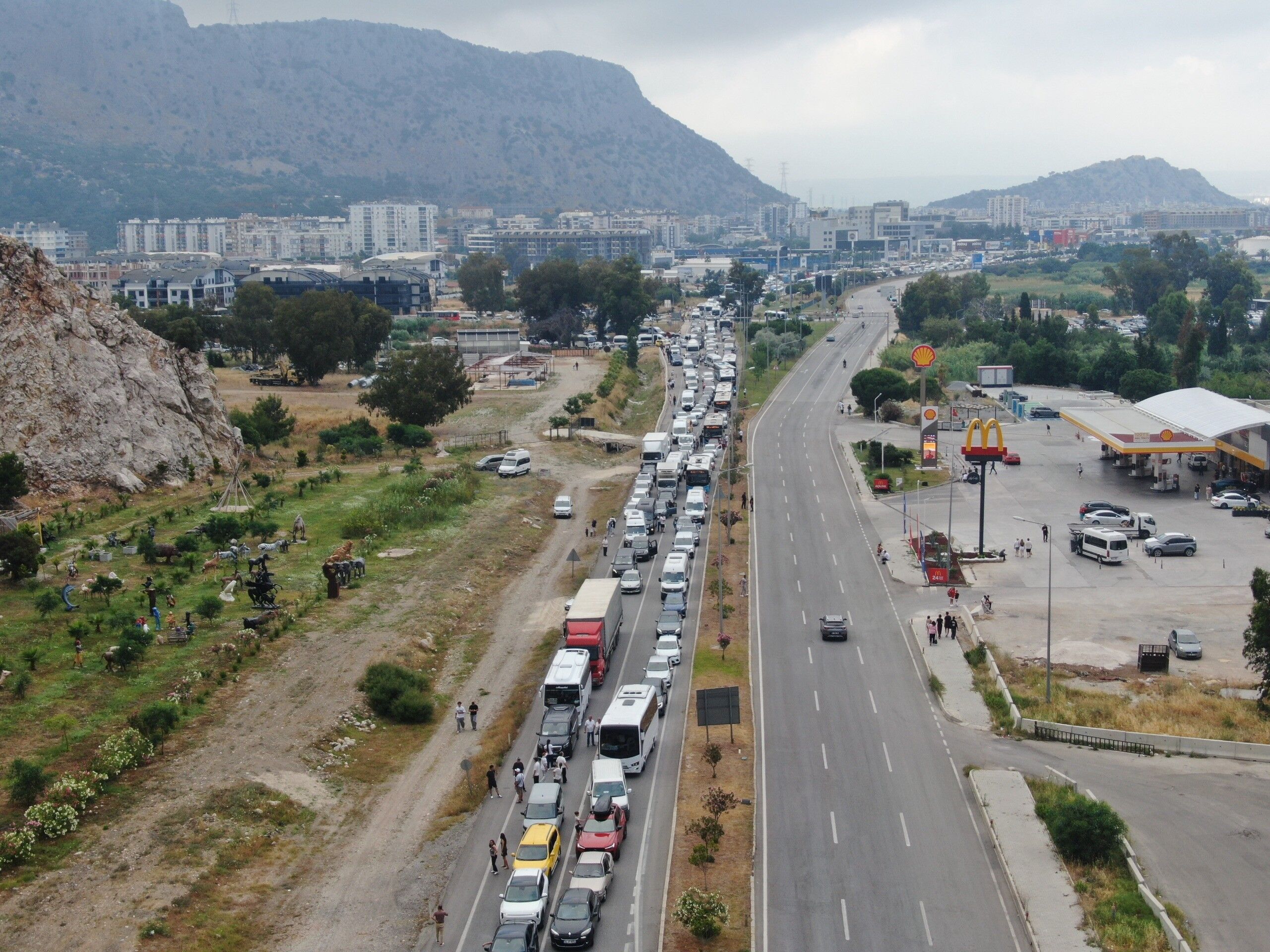 Tir Kazasi Kemeryolu Antalya3