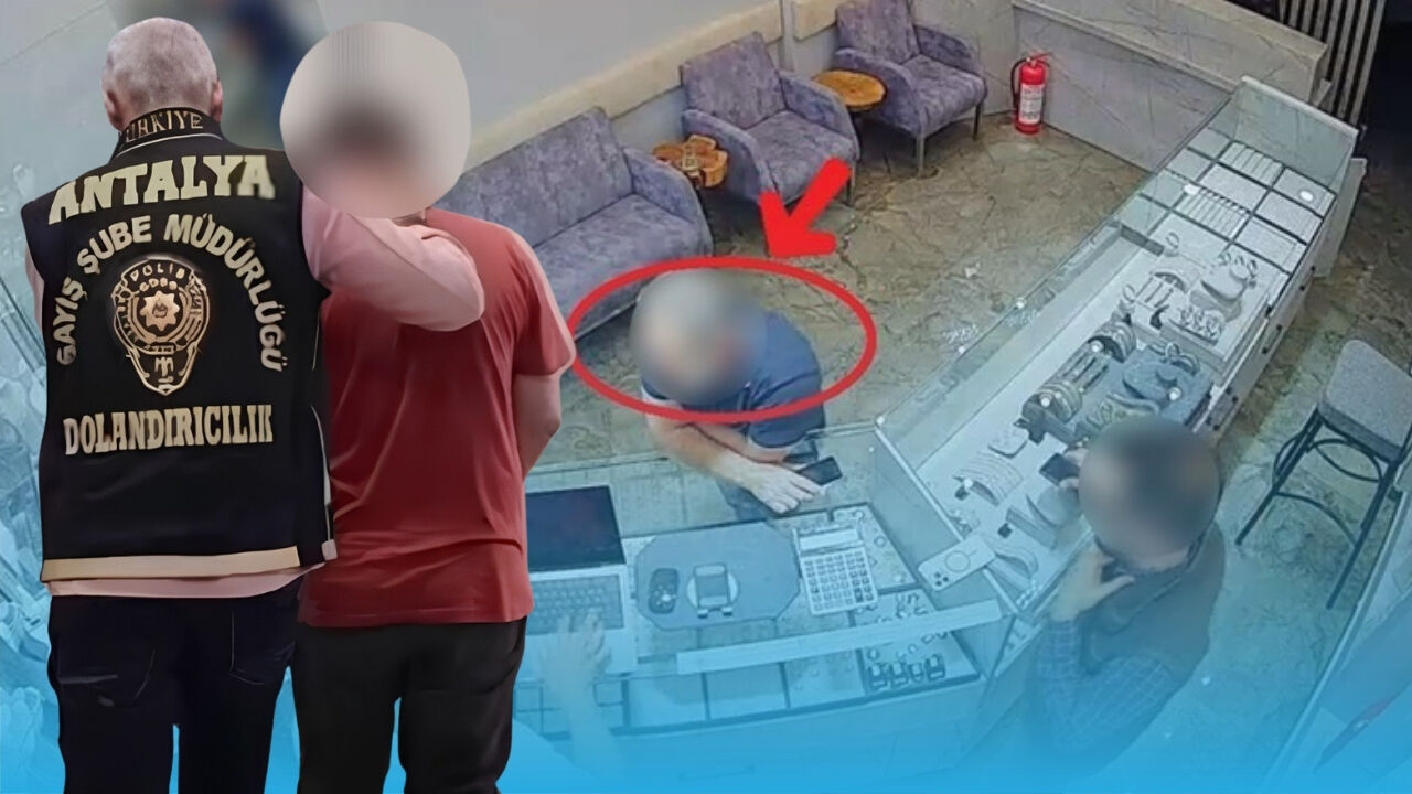 Antalya'da sahte altınla kandırmaya çalıştı! Şüpheli cezaevinde