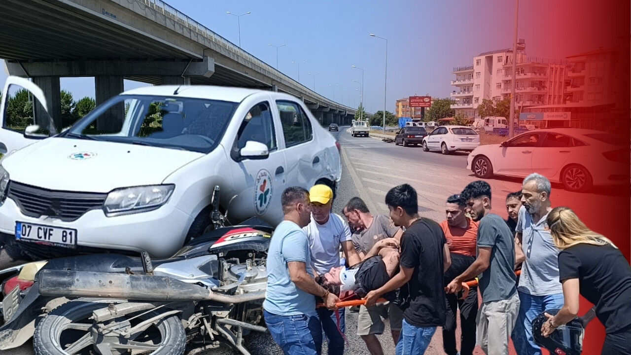 Antalya'da yola dökülen yağ kazaya davetiye çıkardı!