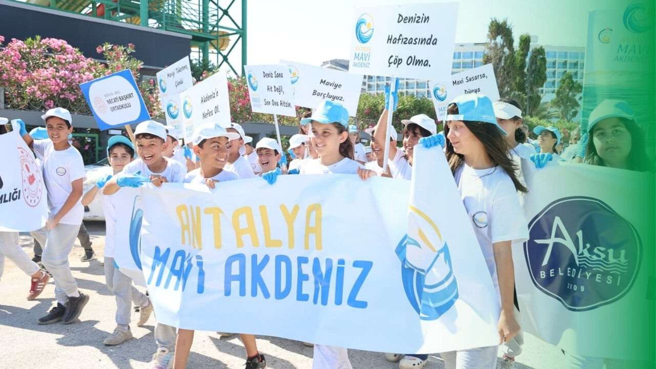 Aksulular Mavi Akdeniz Için Tek Yürek Oldu, Turunç Plajı Temizlendi-1