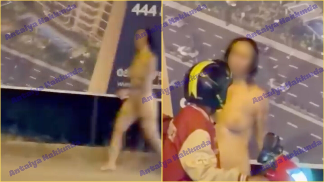 Antalya'da çıplak gezen kadın 3'üncü kez görüntülendi!