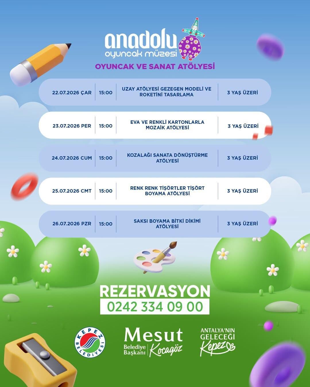 Kepezden Cocuklara Yine Sanat Dolu Bir Hafta 2