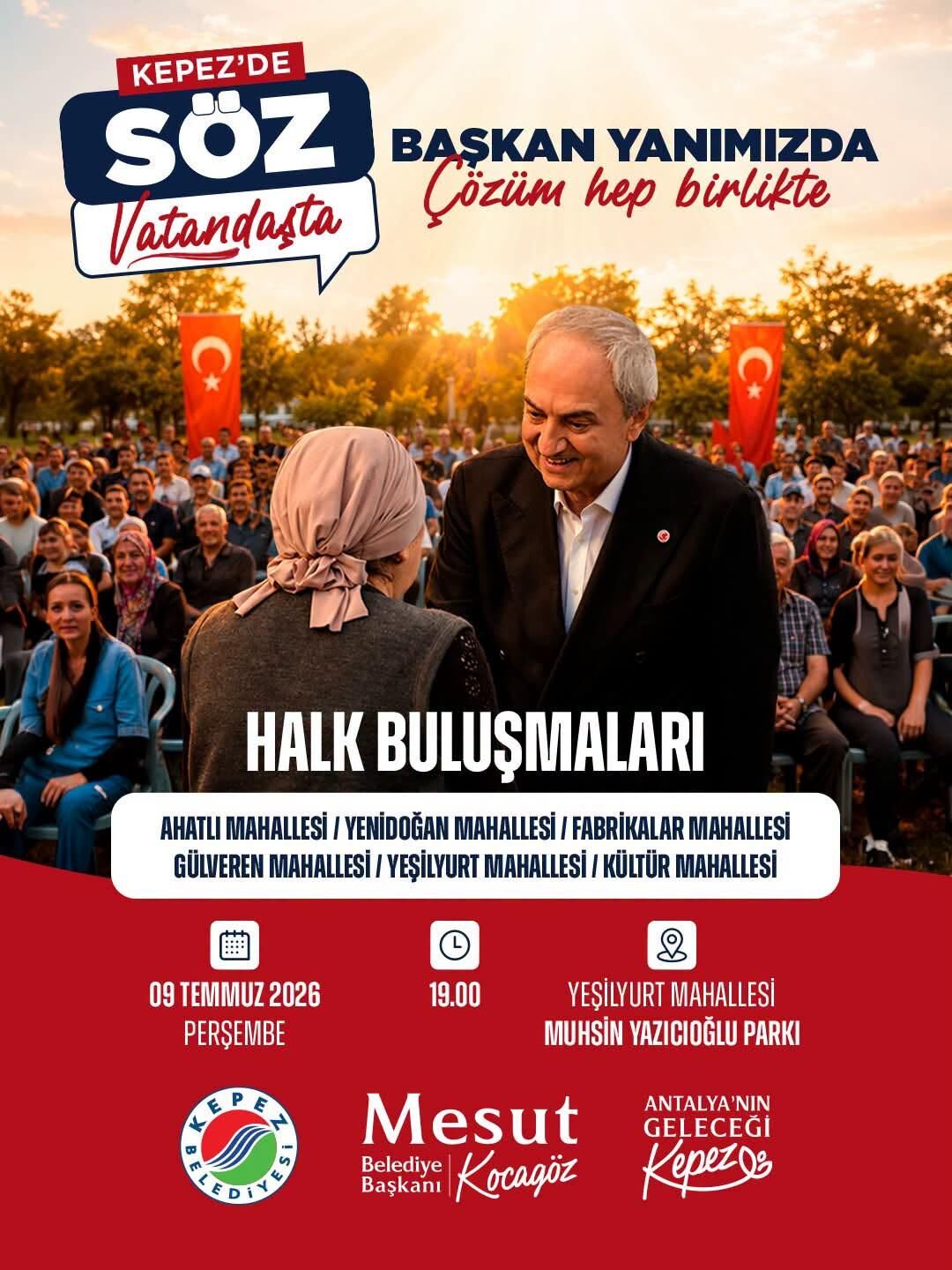 Kepezin Soz Vatandasta Bulusmasi Bu Hafta Yesilyurt Mahallesinde 2