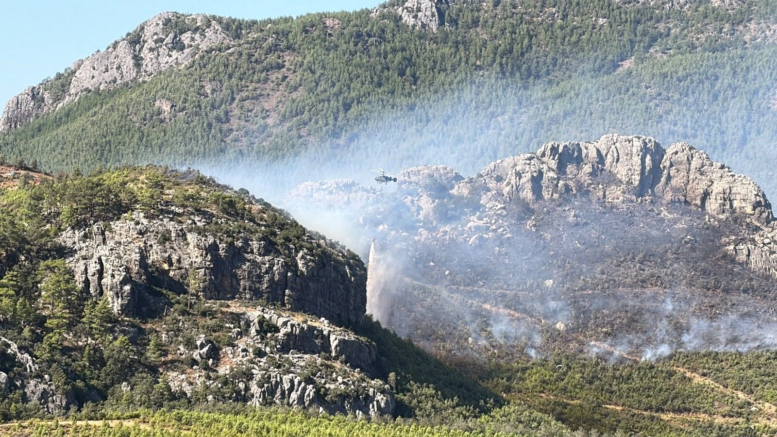Alanya Yangin 45 Ev Tahliye2