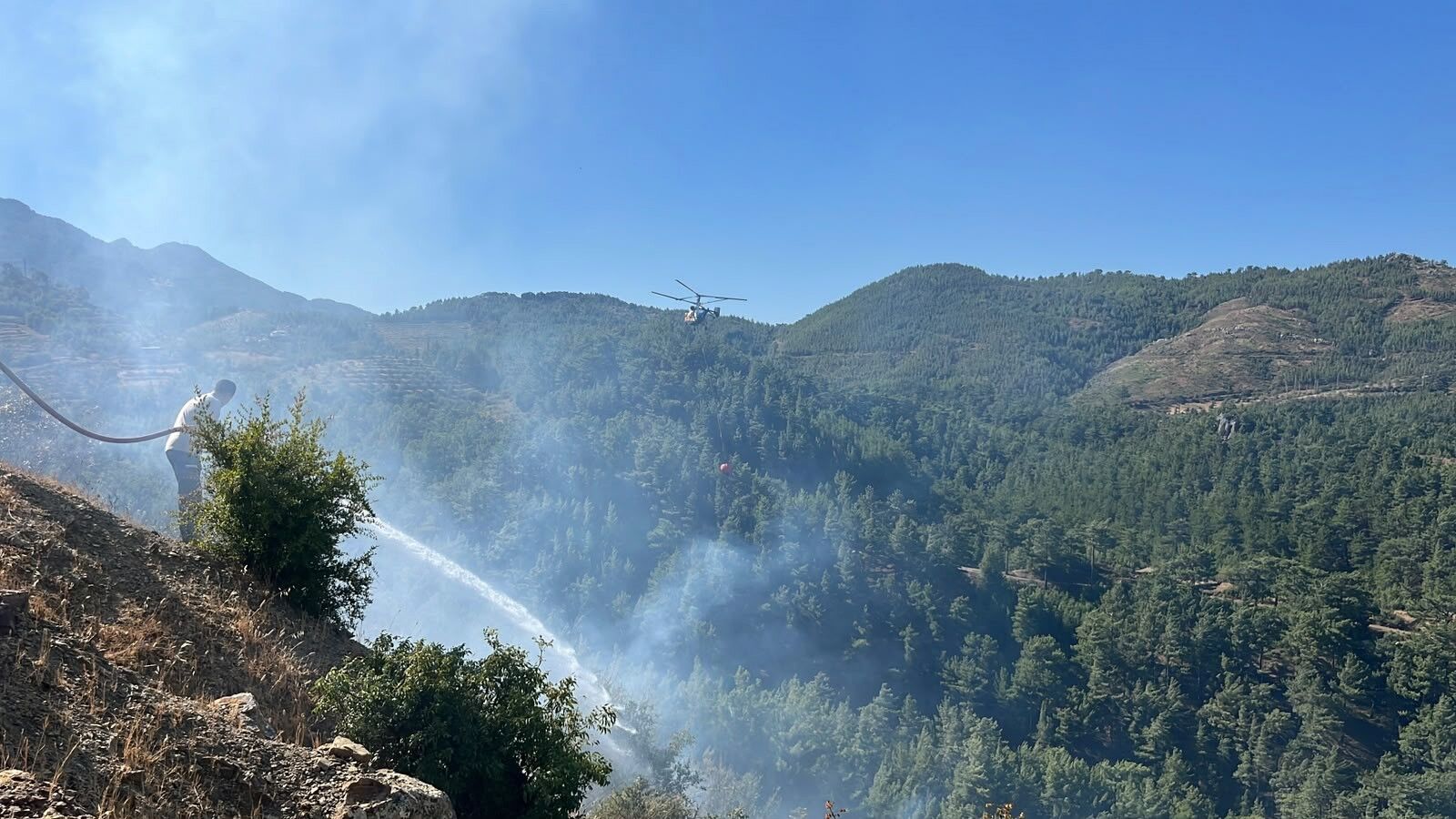 Alanya Yangin 45 Ev Tahliye3