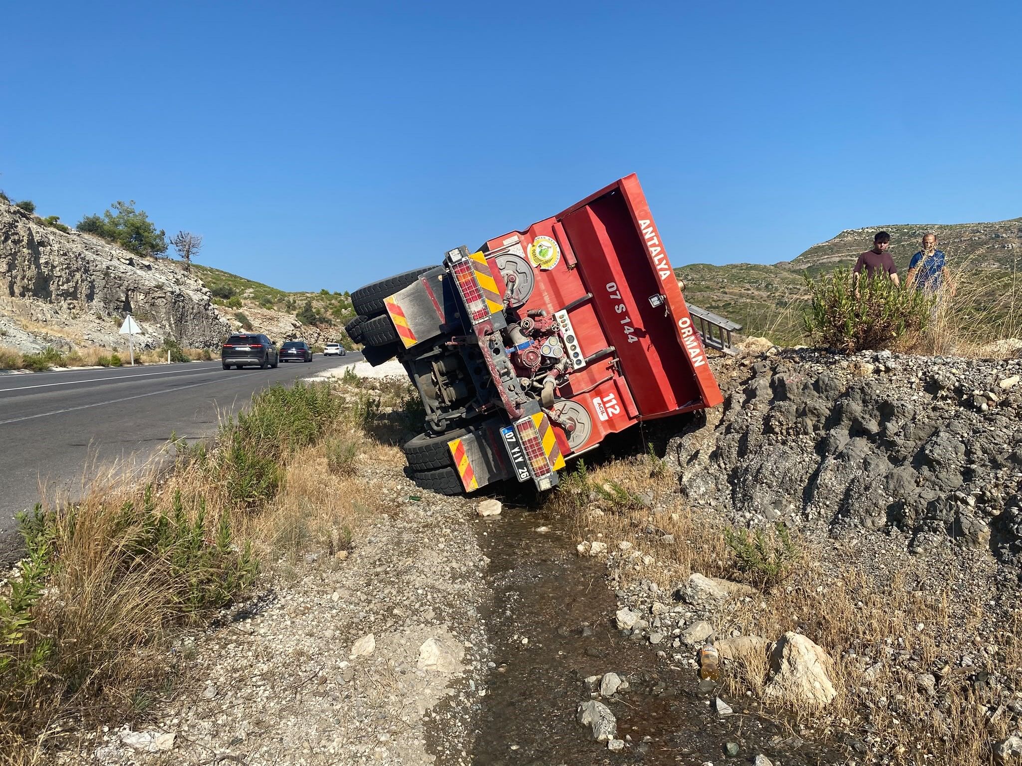 Antalya Ikmal Araci Devrildi Akseki3
