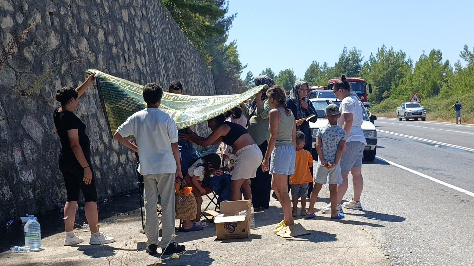Antalya Konya Yolu Arac Yangini4