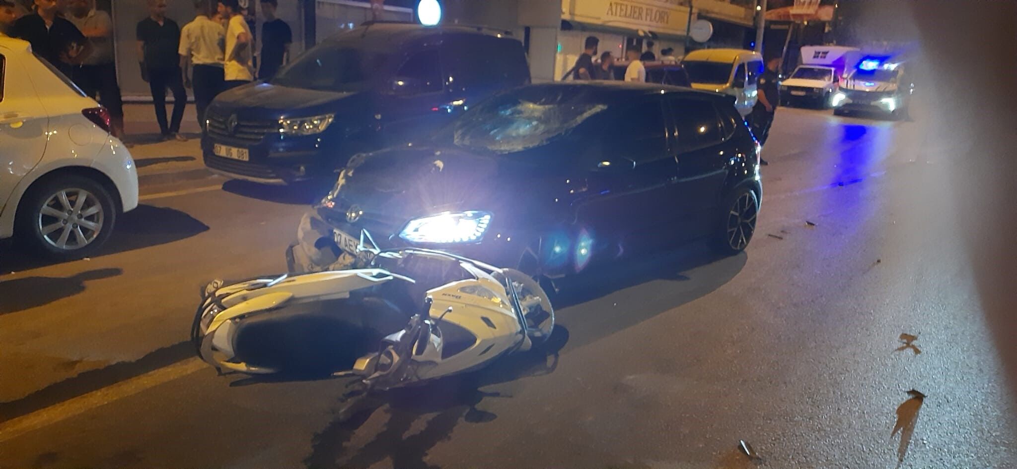 Gazipasa Motosiklet Surucusu Agir Yaralandi