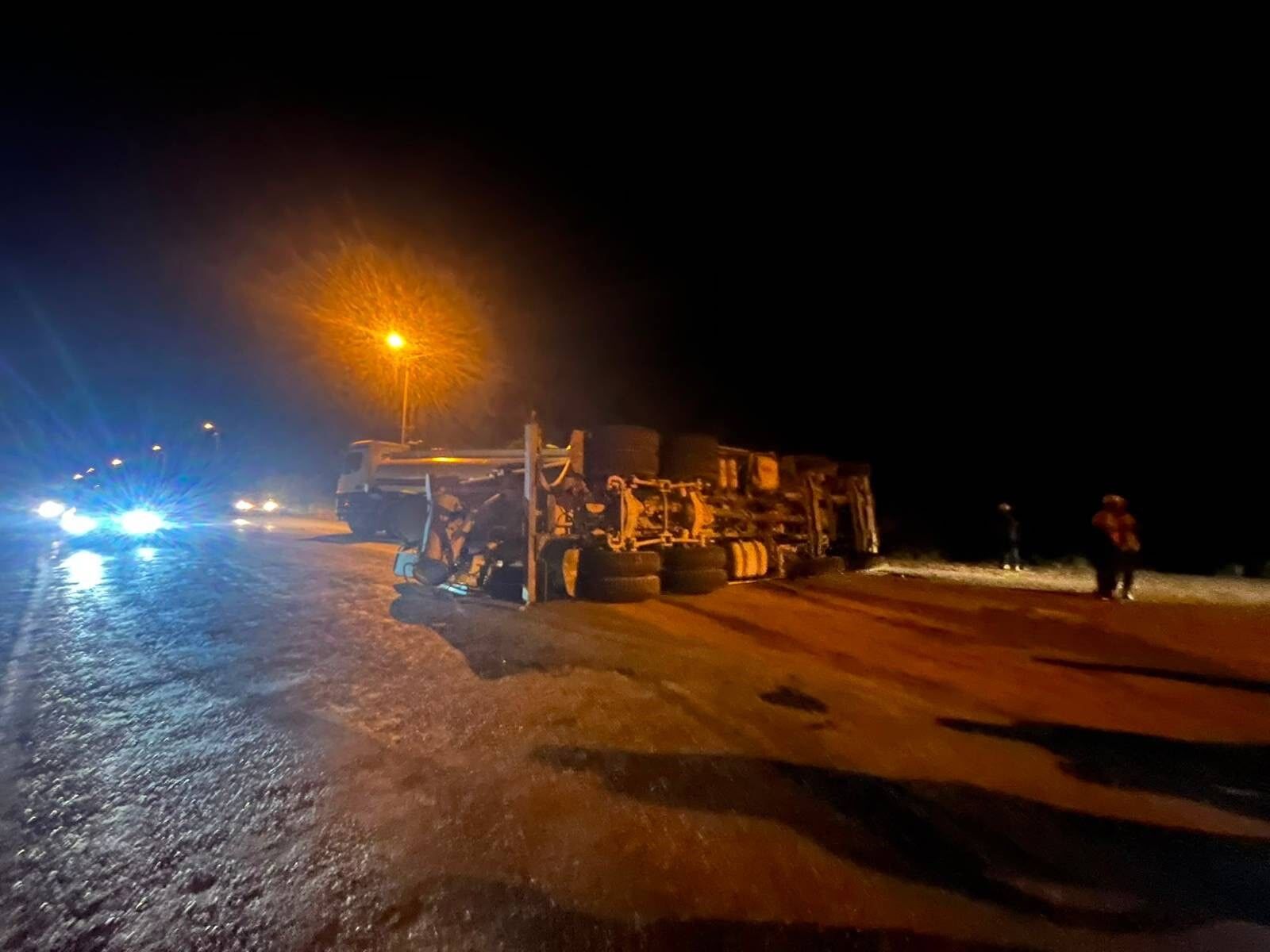 Manavgat Beton Mikseri Devrildi Antalya.1
