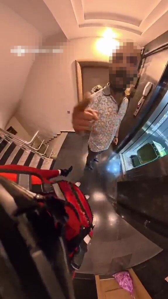 Motokurye Apartman Gorevlisi Tartisma Antalya2