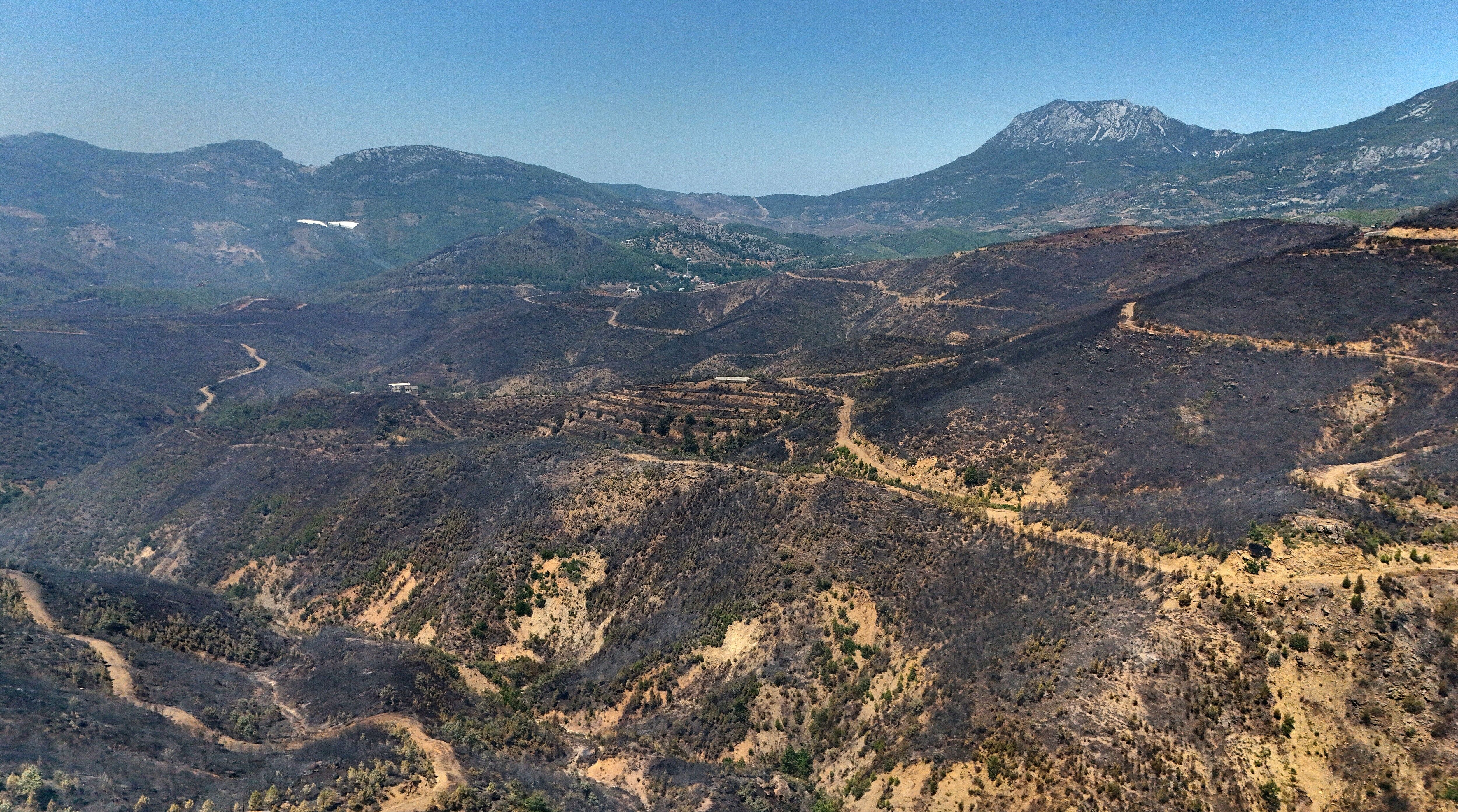 Orman Yangini Antalya Alanya Dron Goruntusu12