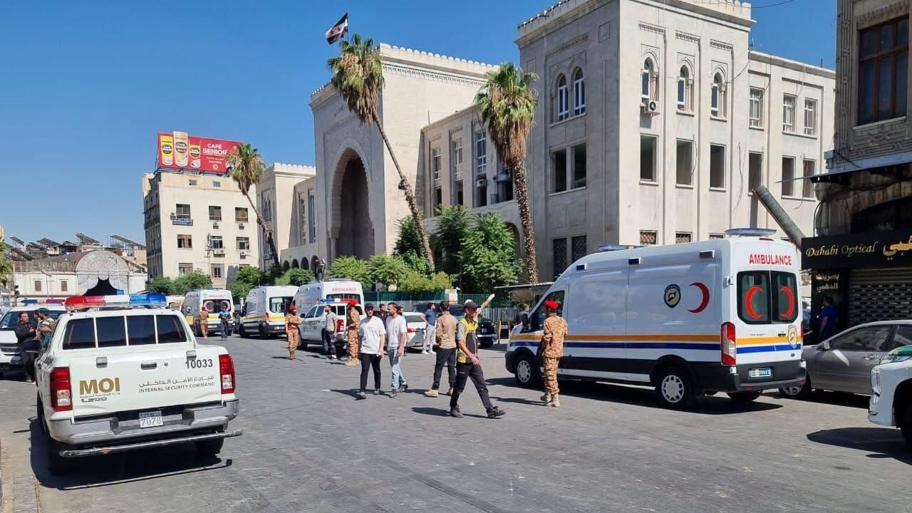 Şam'da Adalet Sarayı yakınındaki patlama!