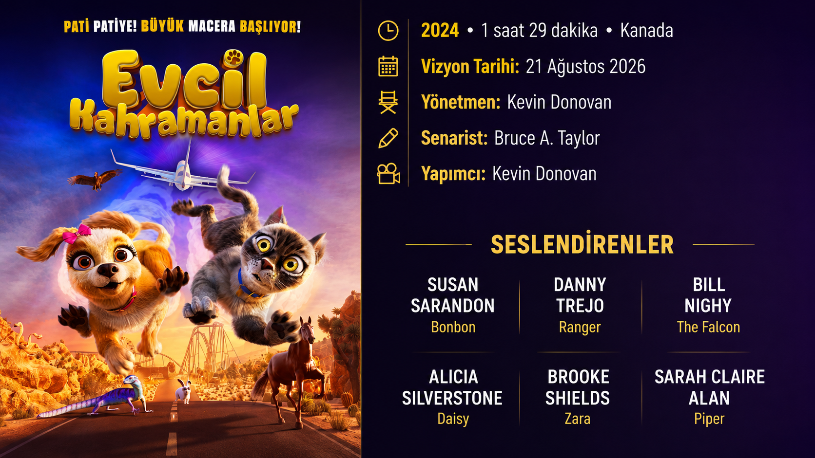 Evcil Kahramanlar Filmi