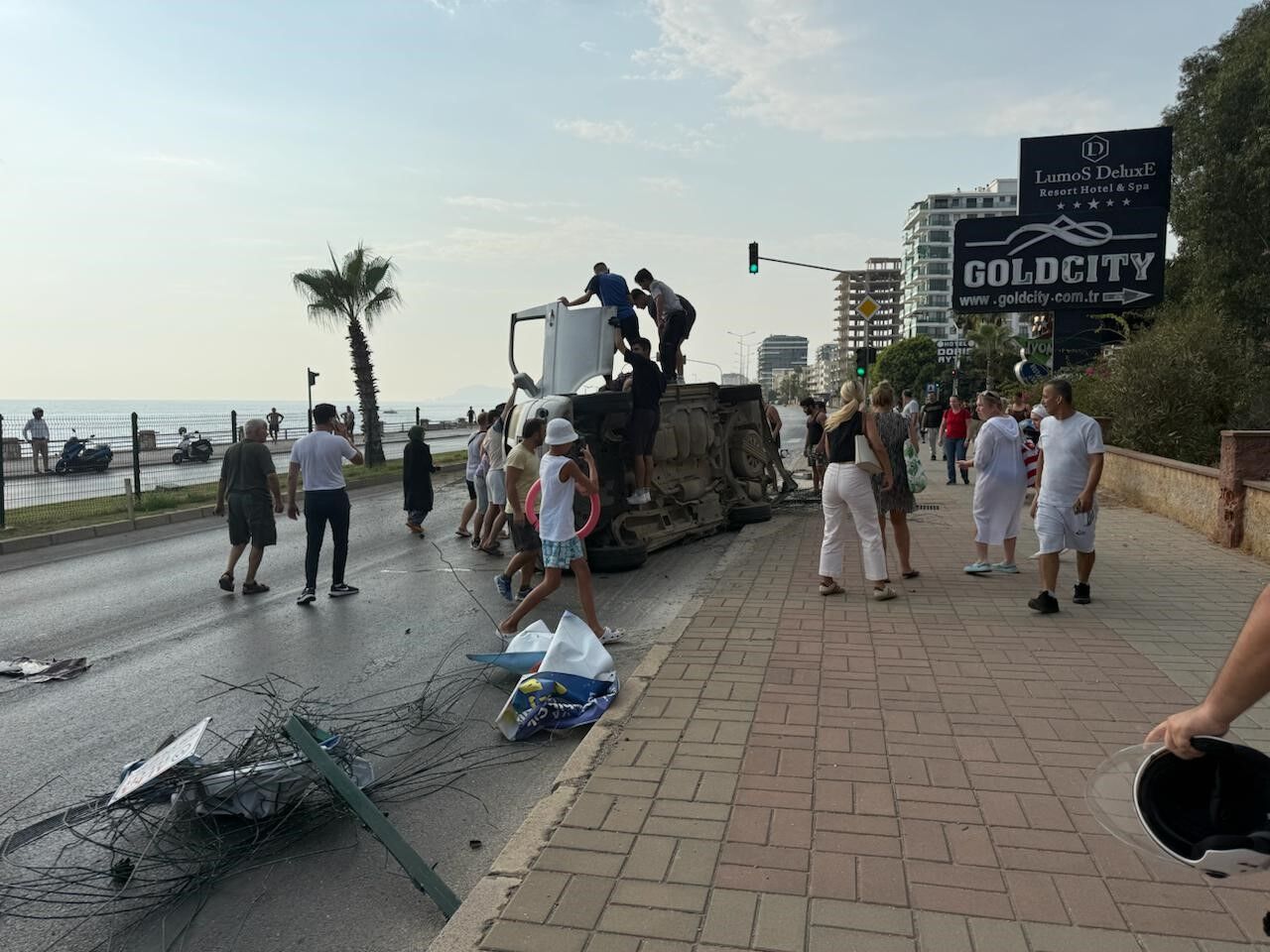 Alanya Kargicak Mahallesi Kaza 2 Yarali