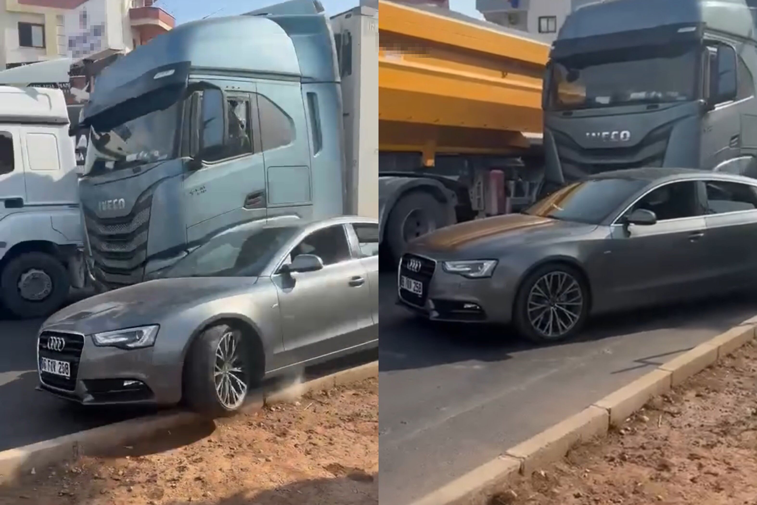 Antalya Karayolu Tir Kaza Tartisma