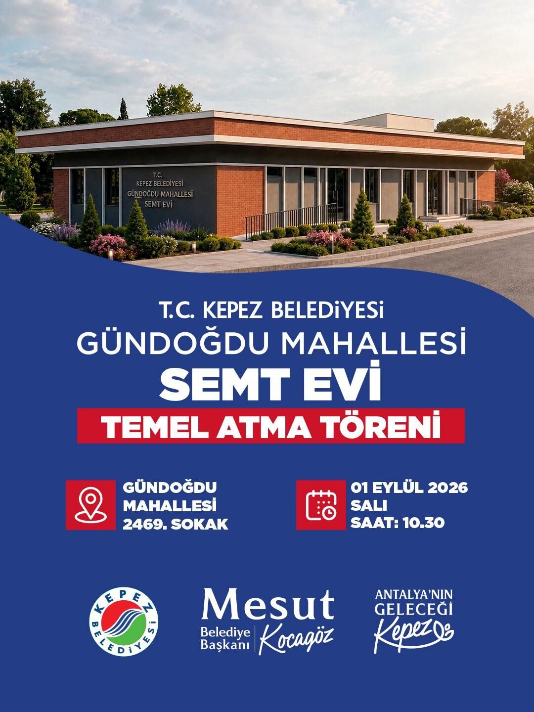Kepezin Yeni Semt Evi Gundogdu Mahallesine Geliyor 3