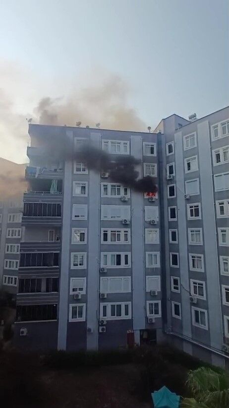 Konyaalti Liman Mahallesi Yangin