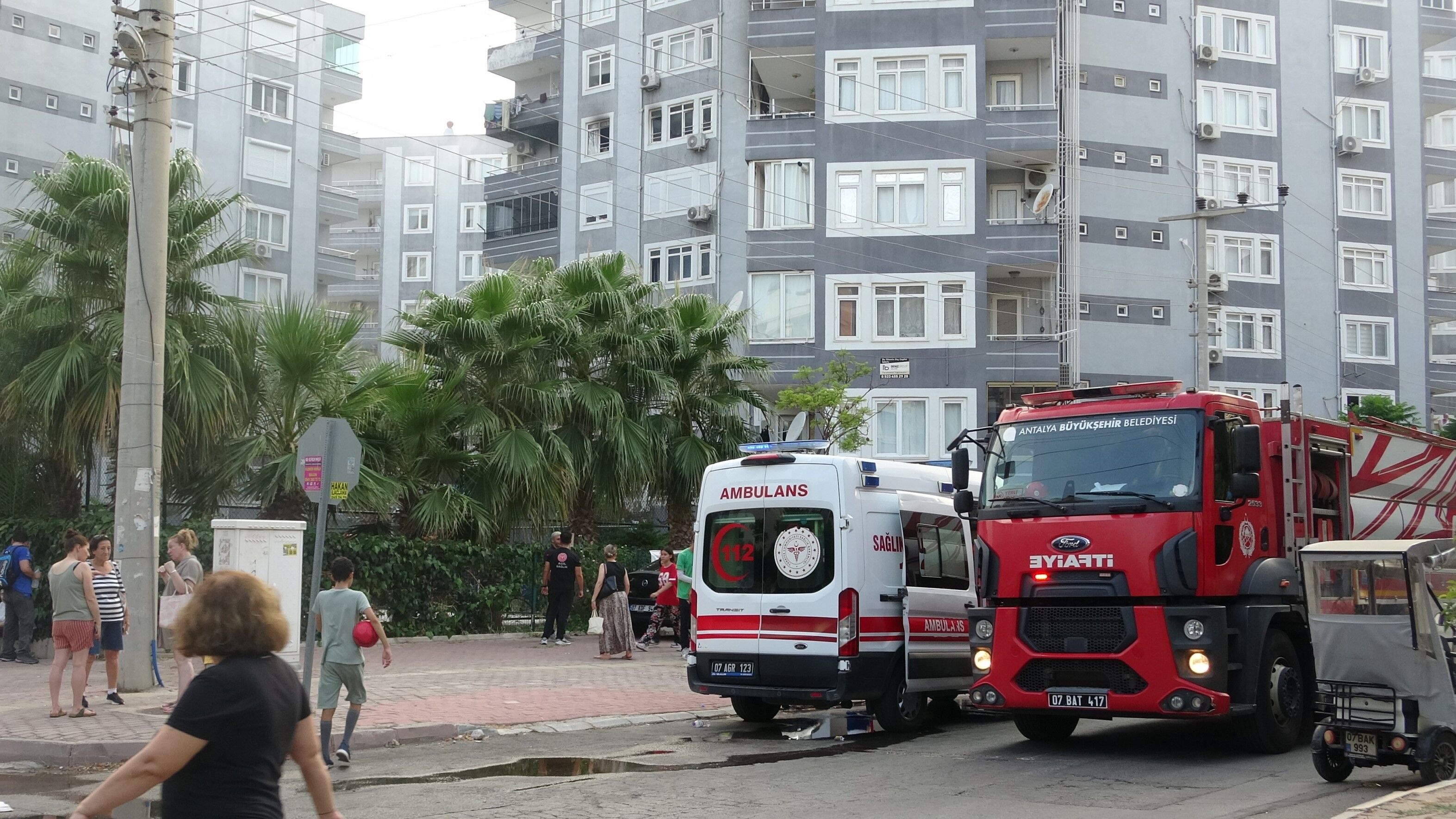 Konyaalti Liman Mahallesi Yangin3