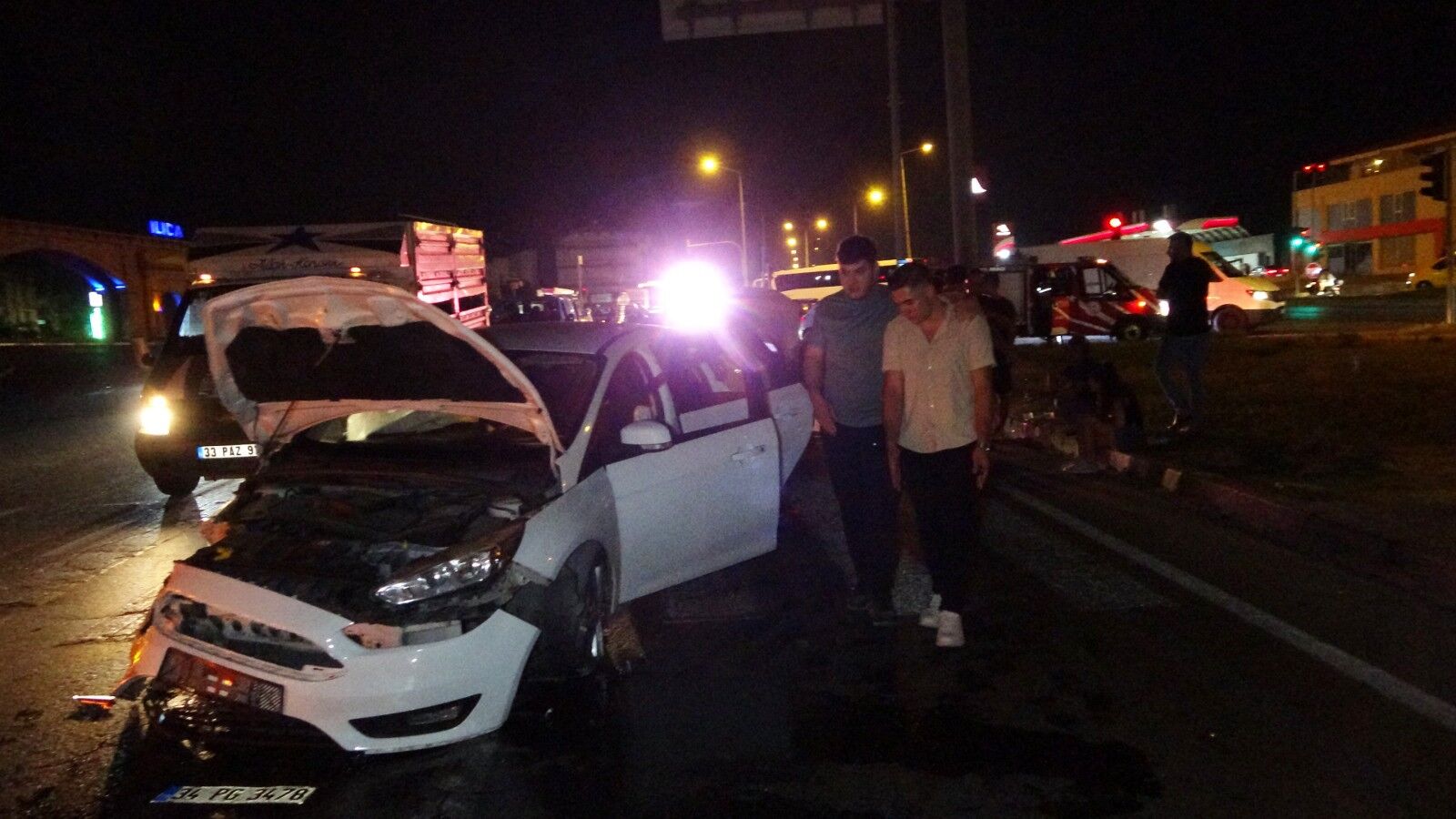Manavgat Kaza Iki Otomobil Carpisti Antalya