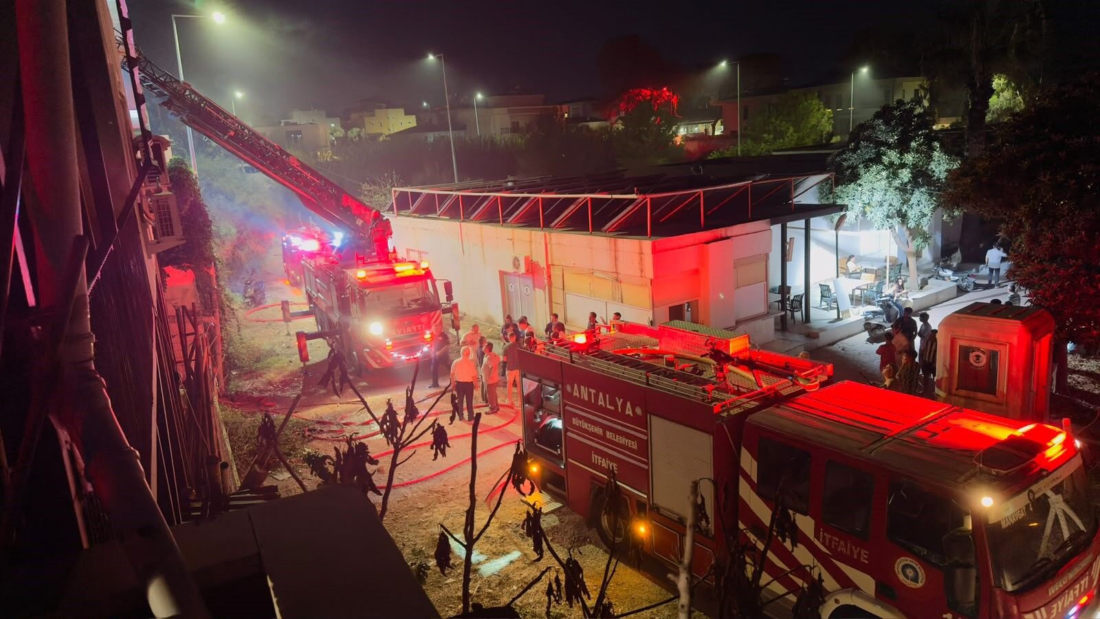 Manavgat Otel Lojmani Yangin