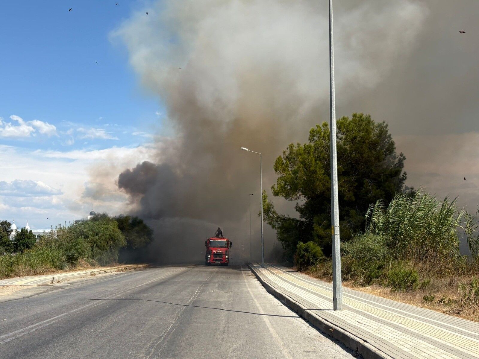 Manavgat Yangin Otel Kontrol Altinda