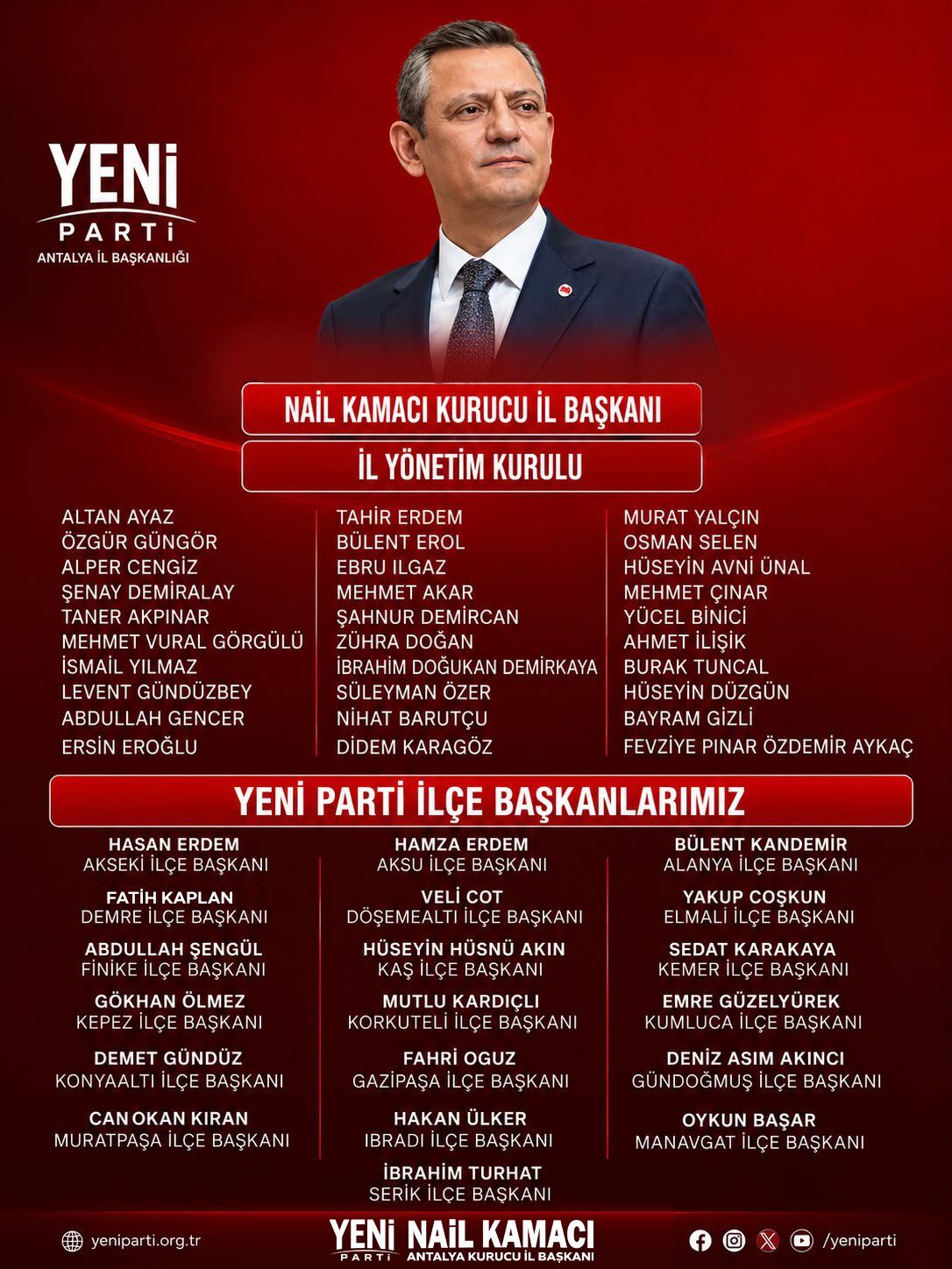 Yeni Parti Antalya Teşkilat