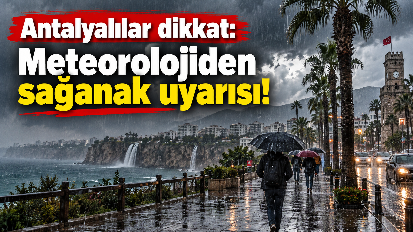 Antalyalılar dikkat: Meteorolojiden sağanak uyarısı!