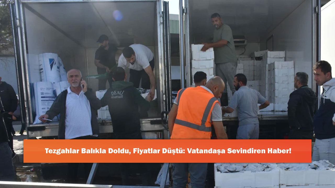 Tezgahlar Balıkla Doldu, Fiyatlar Düştü: Vatandaşa Sevindiren Haber!