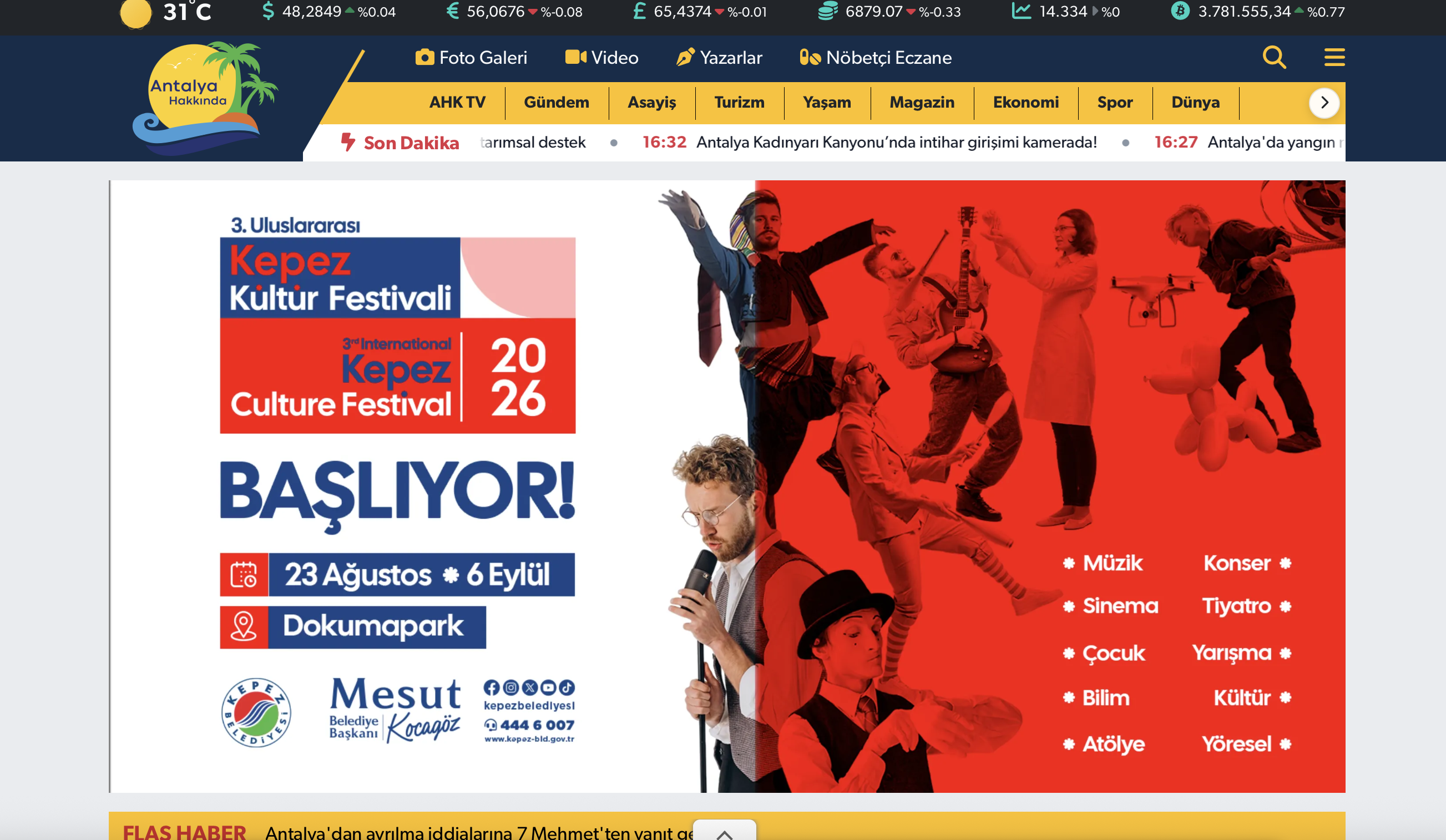 Kepez Belediyesi kültür festivali-1