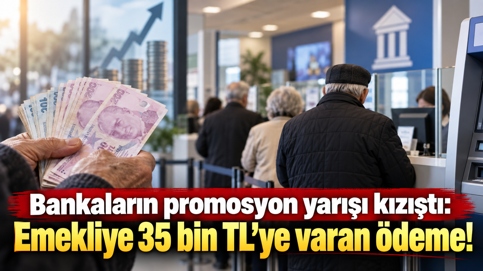 Bankaların promosyon yarışı kızıştı: Emekliye 35 bin TL'ye varan ödeme!
