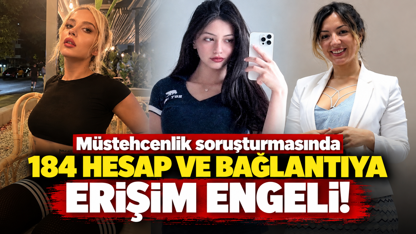 Müstehcenlik soruşturmasında 184 hesap ve bağlantıya erişim engeli!