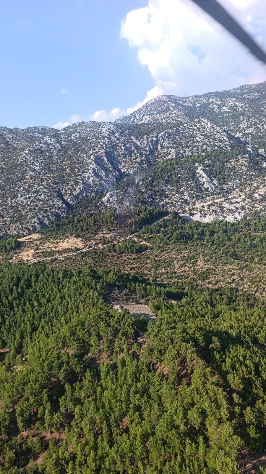 Akseki Orman Yangini Sonduruldu