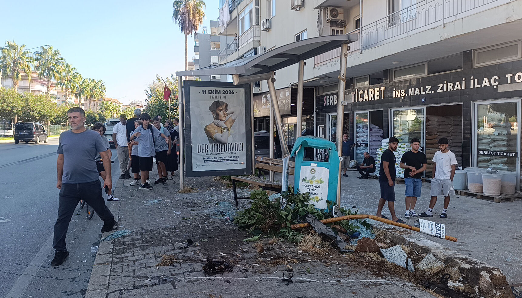 Alanya Kaza 3Yarali Durak6