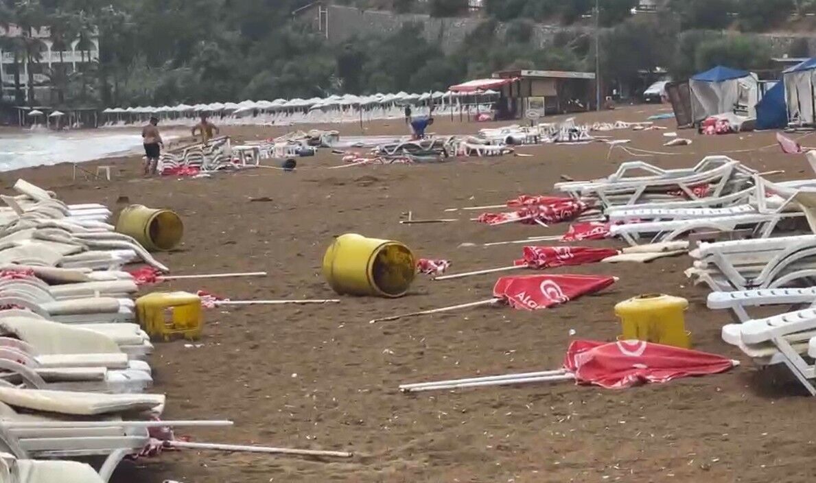 Alanya Siddetli Ruzgar Antalya