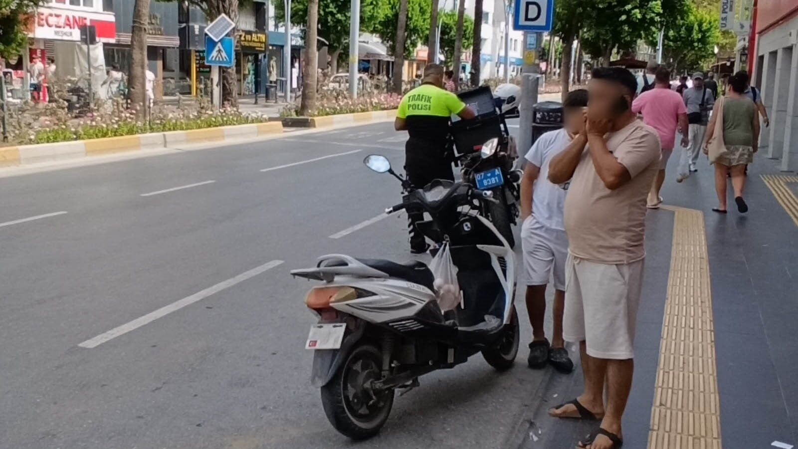 Antalya Caddesi Manavgat Motorlu Bisiklet Plaka Ceza3