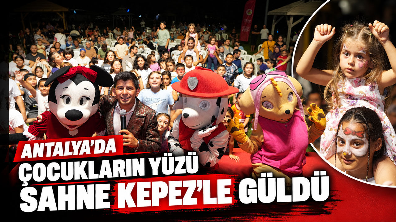 Kepez’de çocuklar için renkli etkinlik: 'Sahne Kepez' Zafer Mahallesi’nde