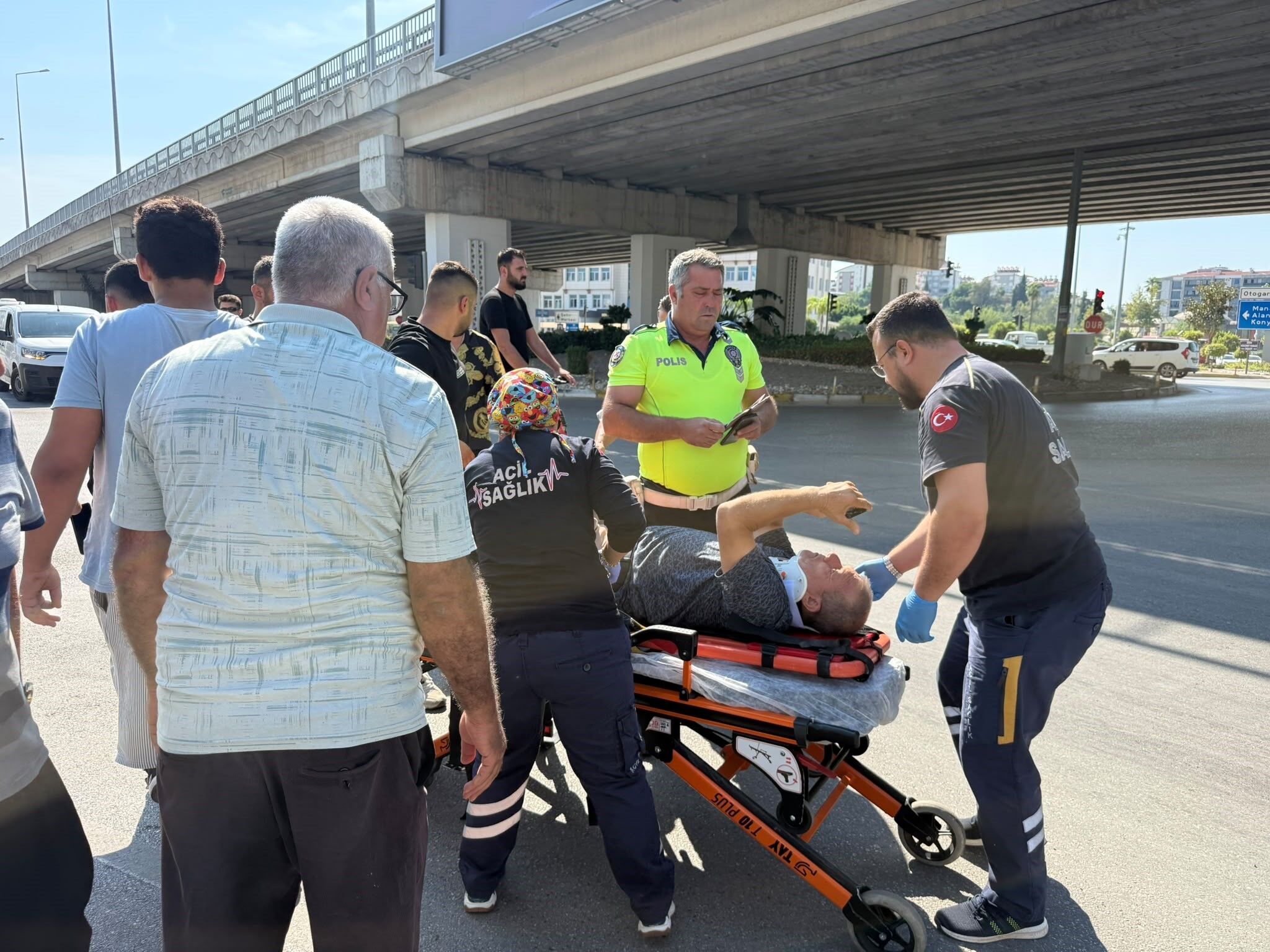 Antalya Toplu Tasima Motosiklet Kaza Serik