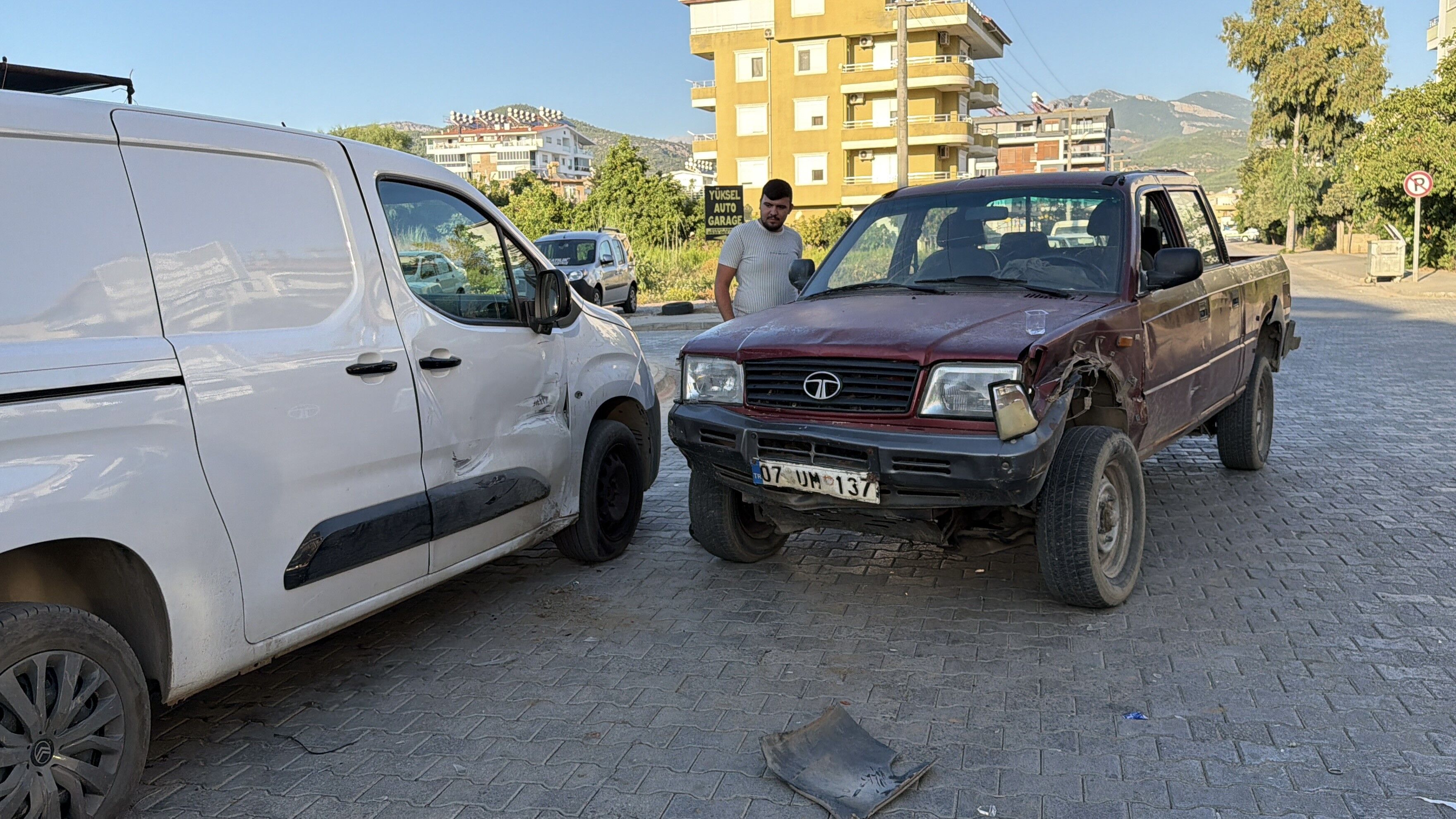 Gazipasa Kaza Otomobil Ters Dondu4