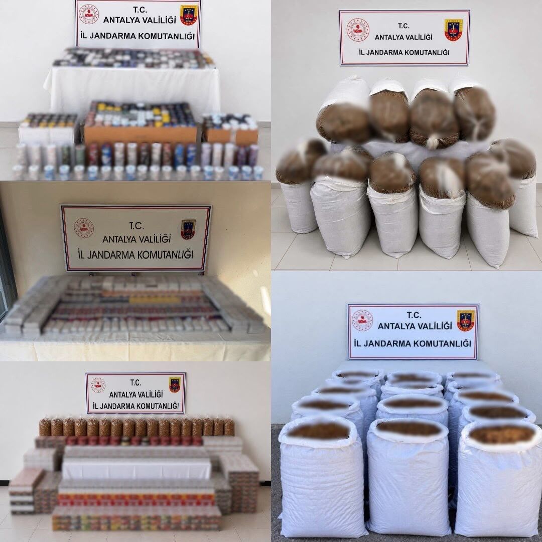 Kacak Tutun Antalya Tonlarca Ele Gecirildi