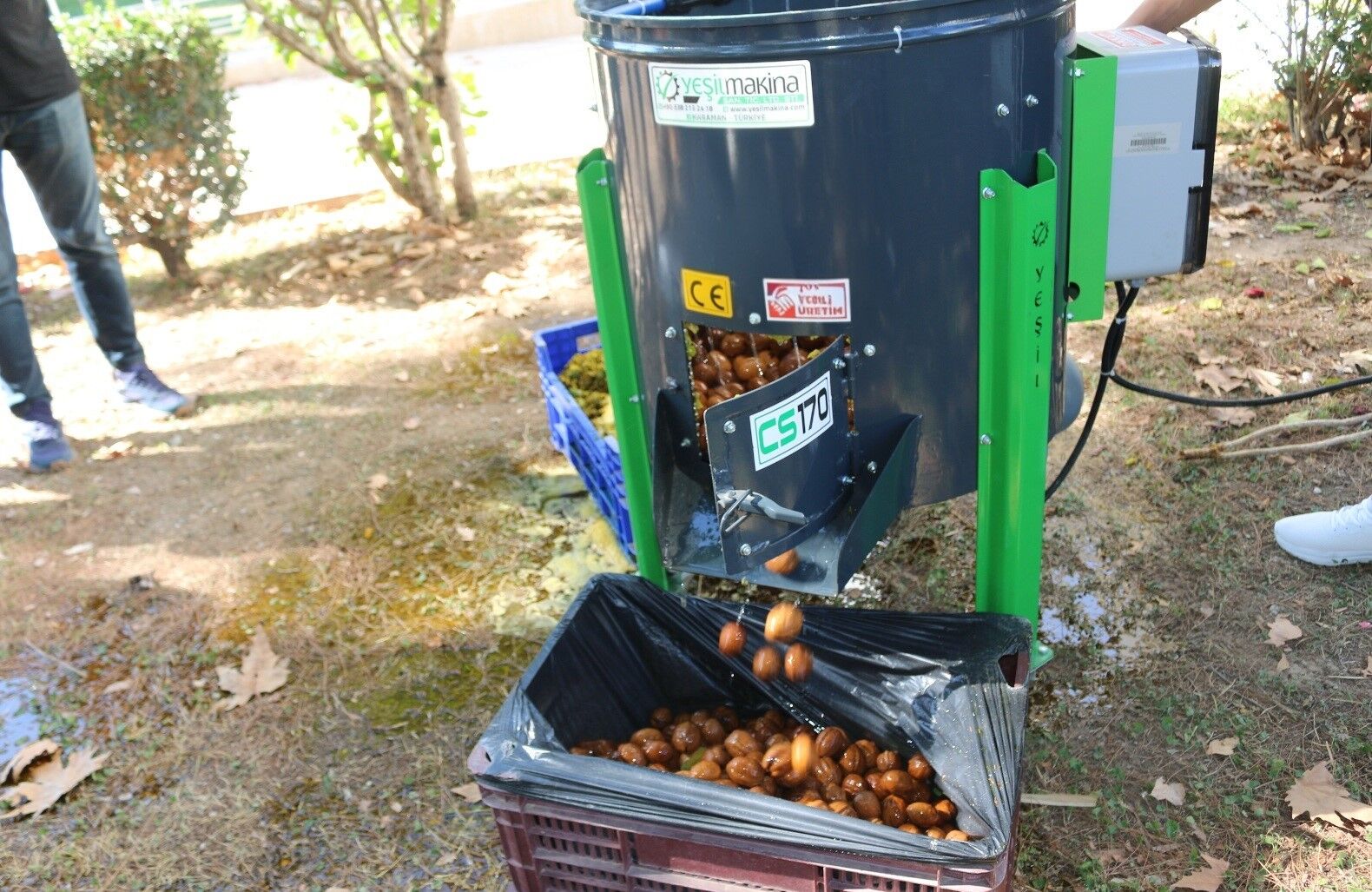 Kemer Uretici Ceviz Soyma Makinesi Destegi