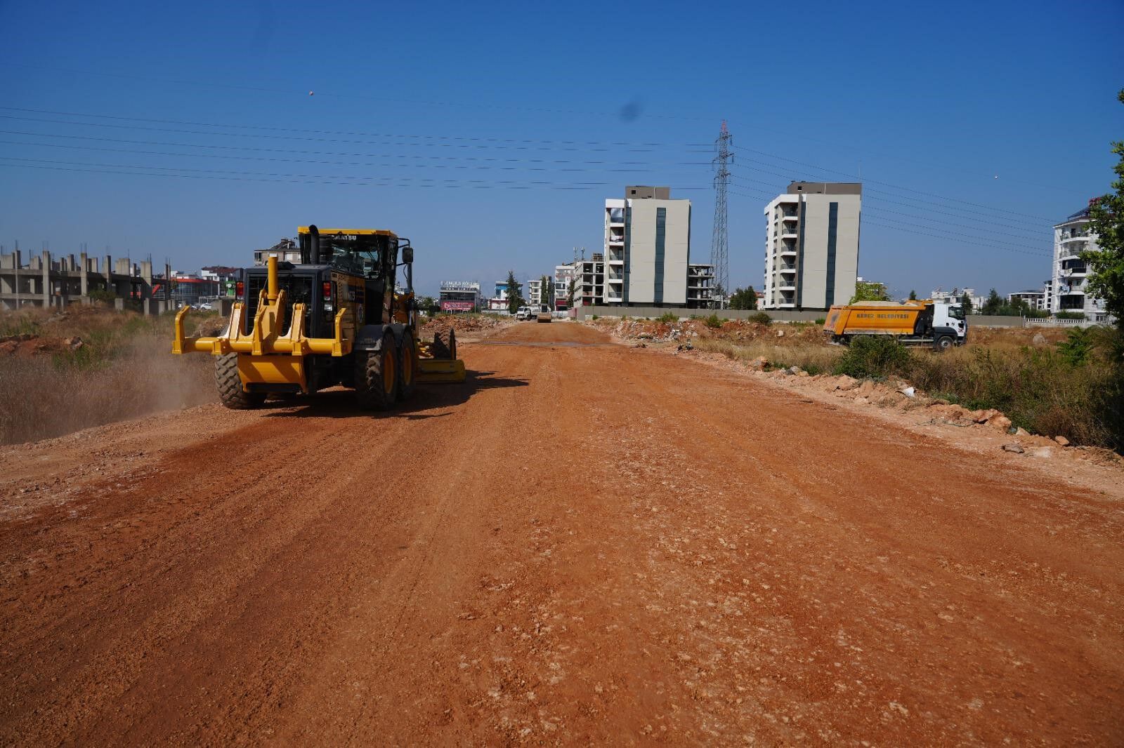 Kepez Baraj Mahallesi Yol Calismasi