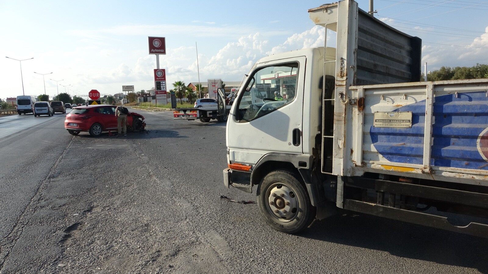 Manavgat Antalya Kaza Otomobil Hurdaya Dondu3