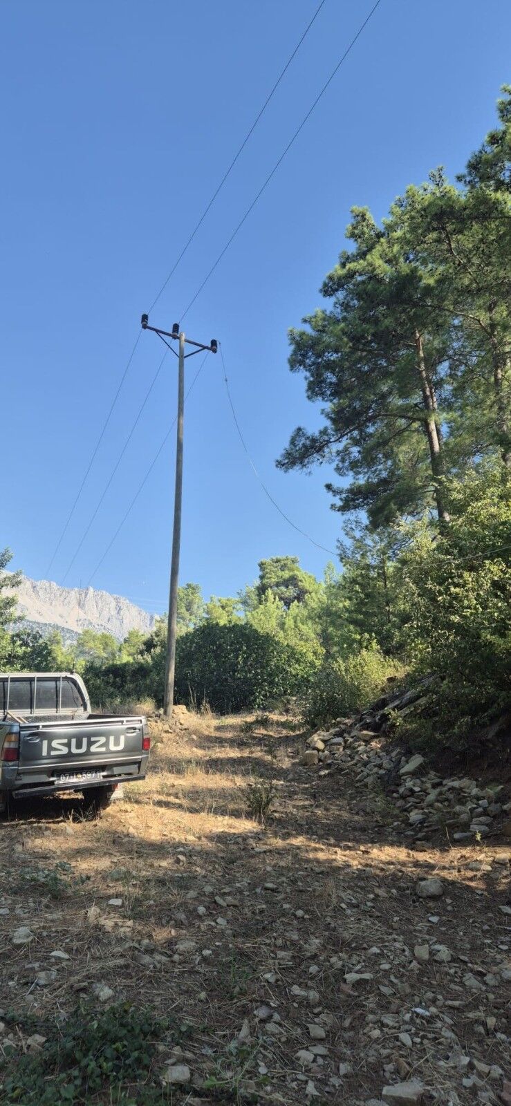 Manavgat Enerji Nakil Hatti Yangin6