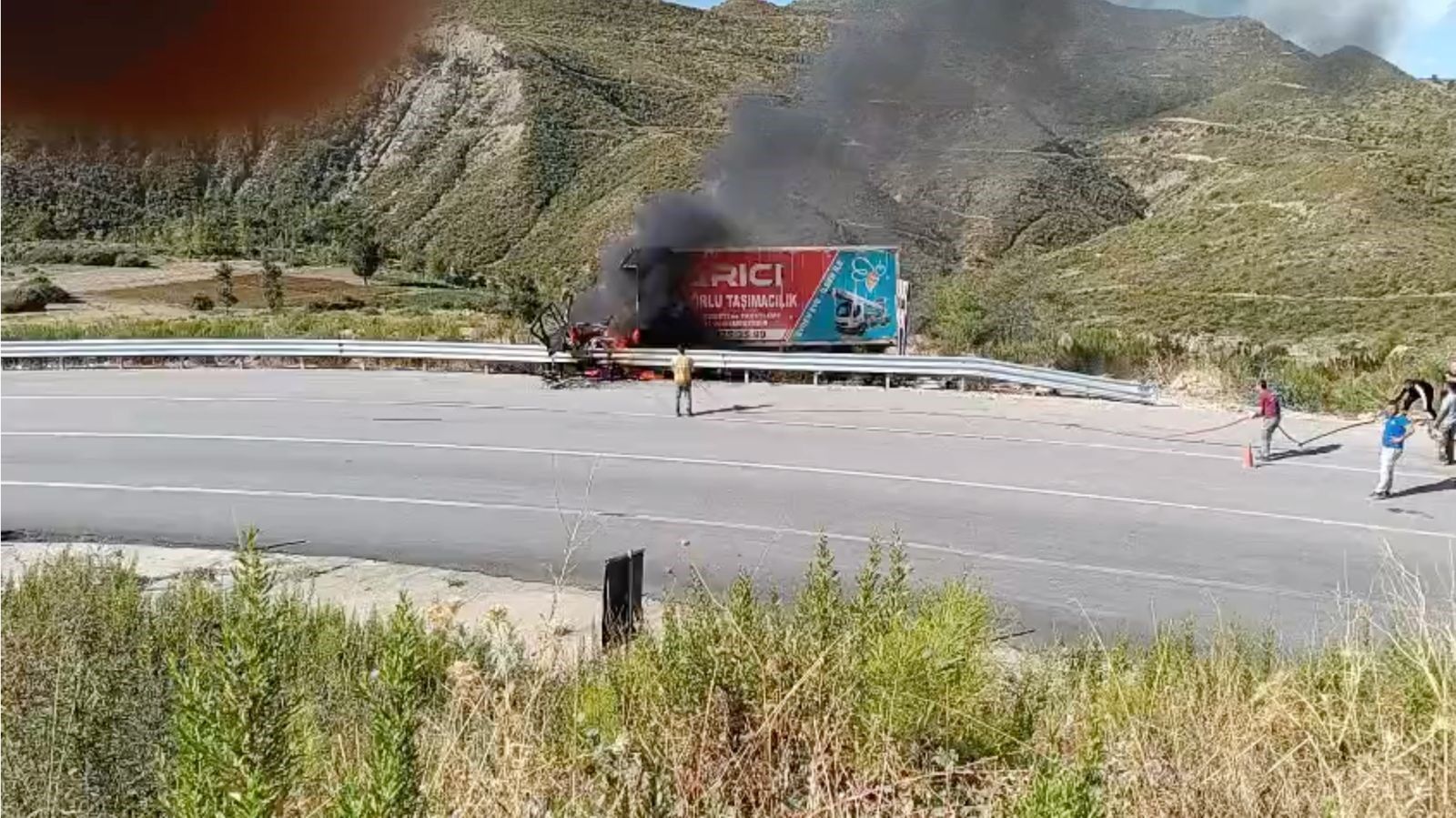 Manavgat Kamyon Yangin Yarali5