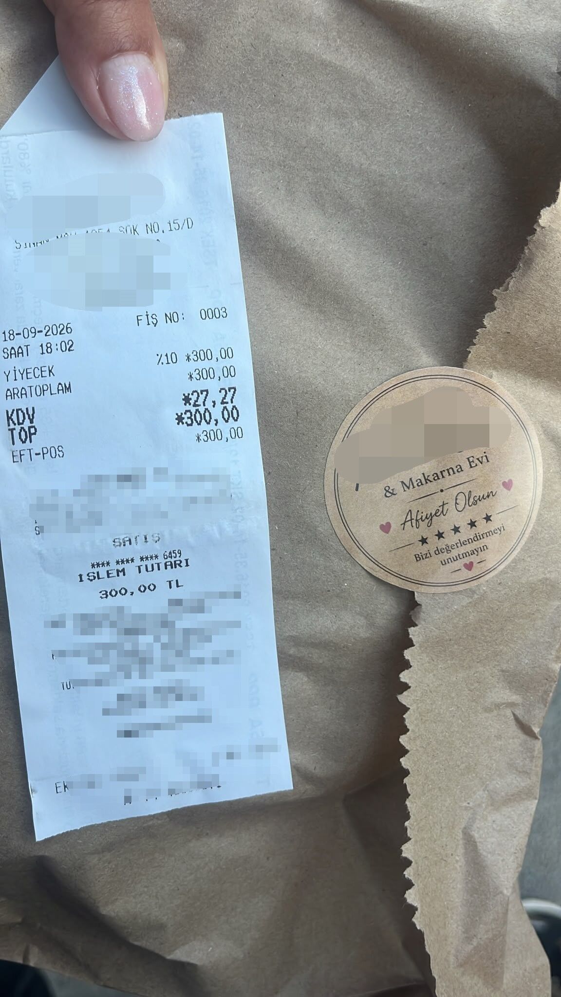 Merdivenalti Isletme Antalya Makarna