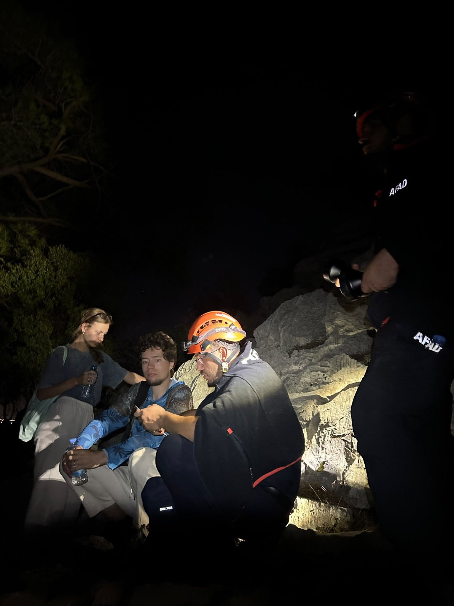 Ormanlik Alan Rus Turistler Kayip Kurtarılma