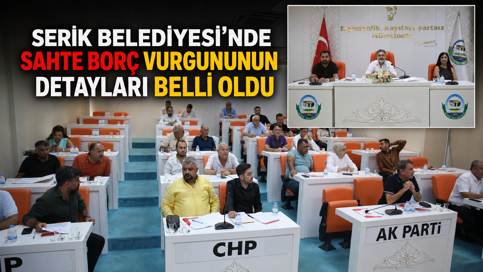 Serik Belediyesi'nde sahte borç vurgununun detayları belli oldu