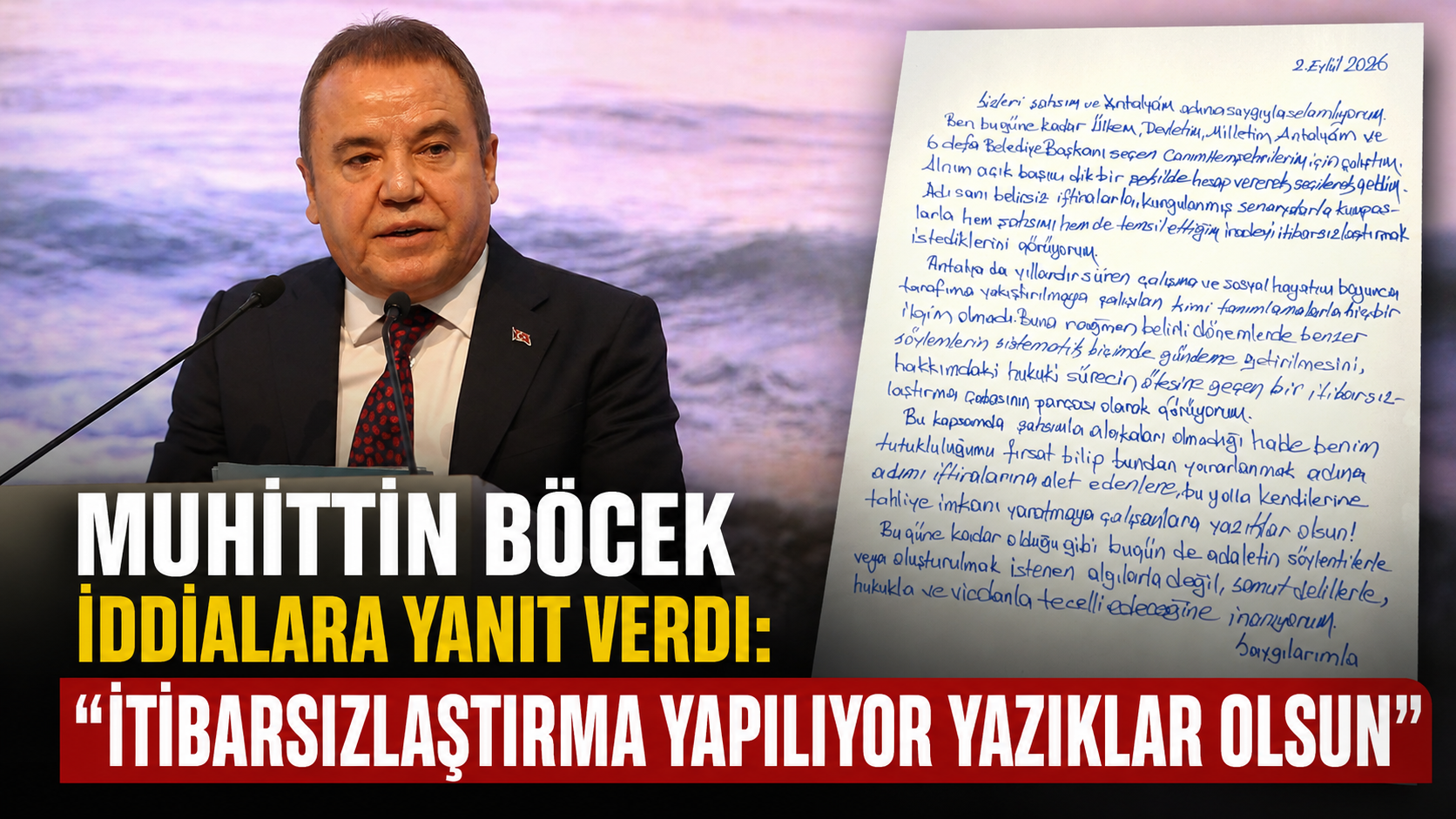 Muhittin Böcek iddialara yanıt verdi: "İtibarsızlaştırma yapılıyor yazıklar olsun"